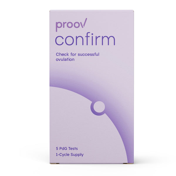 Proov Confirm Sexual Health Test Kit Pregnanediol Glucuronide (PdG) 5 Test per Kit CLIA Waived (1236708_PK) 5/PK