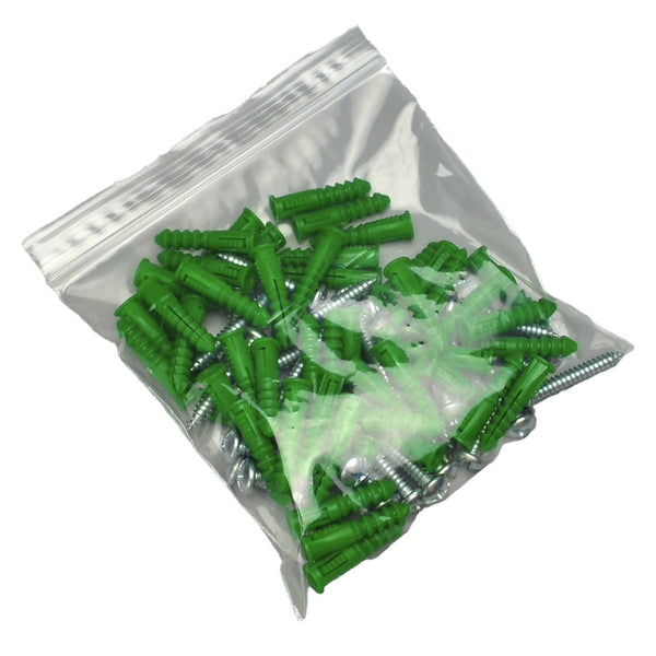 LK® Clear Line Reclosable Bag 6 X 6 Inch LDPE Clear Zipper Closure (861379_BX) 1/BX