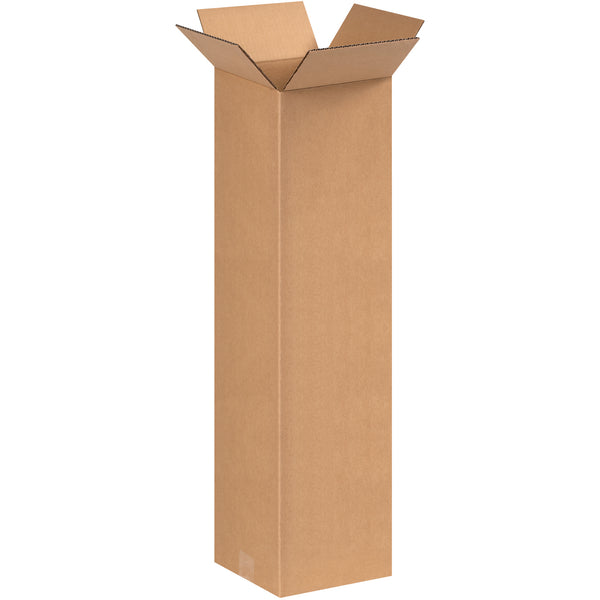 9 x 9 x 30" Tall Corrugated Boxes, Bundle Of 25 Bundle Of 25