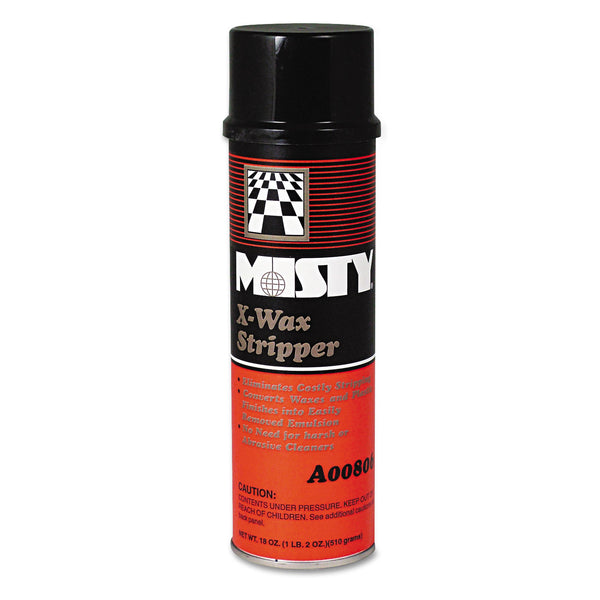 Misty X-Wax Floor Stripper, 18oz Aerosol (AMR1033962EA) Each