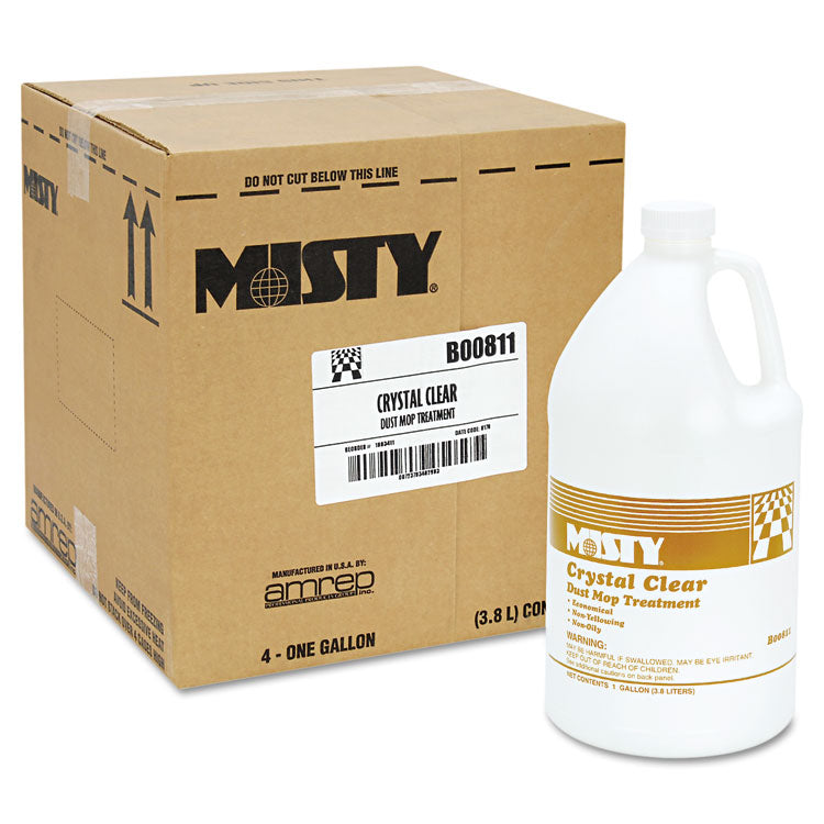 Misty® Dust Mop Treatment, Attracts Dirt, Non-Oily, Grapefruit Scent, 1gal, 4/Carton (AMR1003411)