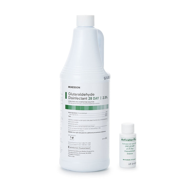 REGIMEN® Glutaraldehyde High-Level Disinfectant Activation Required Liquid 32 oz. Bottle Reusable (862477_EA) 1/EA