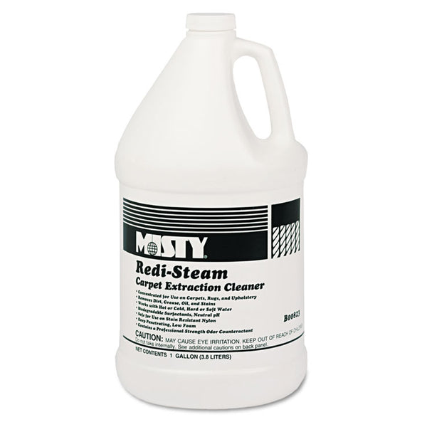 Misty® Redi-Steam Carpet Cleaner, Pleasant Scent, 1 gal Bottle, 4/Carton (AMR1038771)