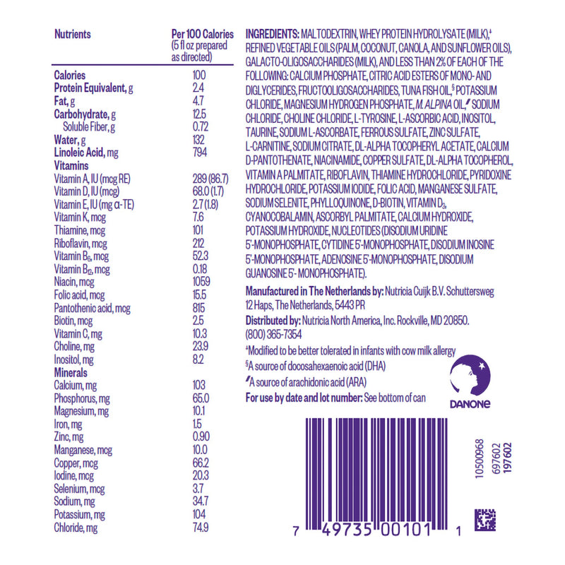 Pepticate™ Infant Formula Unflavored 13.2 oz. Can Powder Cow's Milk Allergy (1251155_EA) 1/EA