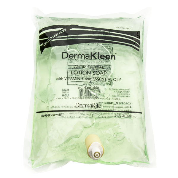 DermaKleen® Antimicrobial Soap Lotion 1,000 mL Dispenser Refill Bag Scented (442547_BX) 1/BX