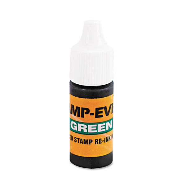 Trodat® Refill Ink for Clik! and Universal Stamps, 7 mL Bottle, Green (USSIG64) Each