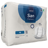 Abena® San Premium Incontinence Liner 14.5 X 28.7 Inch Heavy Absorbency Fluff / Polymer Core Size 10 (1218222_PK) 25/PK