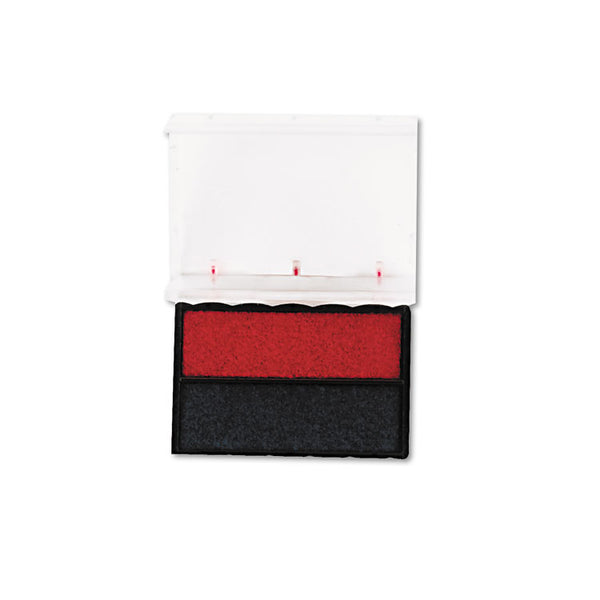 Trodat® T4850 Printy Replacement Pad for Trodat Self-Inking Stamps, 0.19" x 1", Blue/Red (USSP4850BR) Each