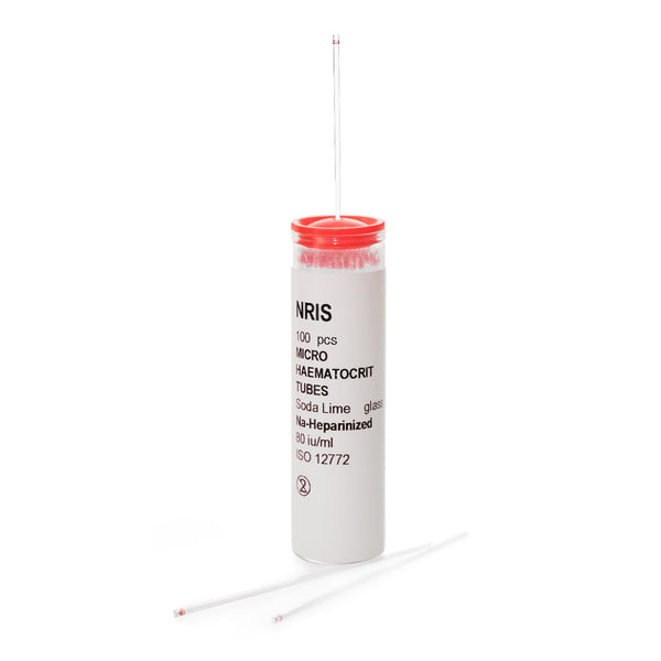 McKesson Capillary Blood Collection Tube Sodium Heparin Additive 75 µL Without Closure Glass Tube (1082112_VL) 100/VL