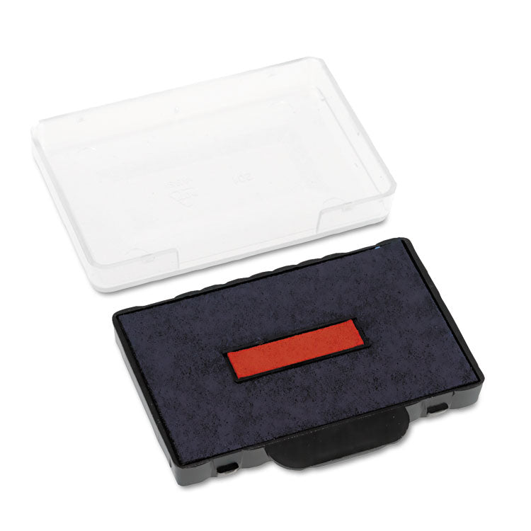 Trodat® T5460 Professional Replacement Ink Pad for Trodat Custom Self-Inking Stamps, 1.38" x 2.38", Blue/Red (USSP5460BR) Each