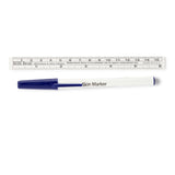 Devon™ Skin Marker with Ruler Gentian Violet Ink Sterile Full Size Regular Tip (183115_EA) 1/EA