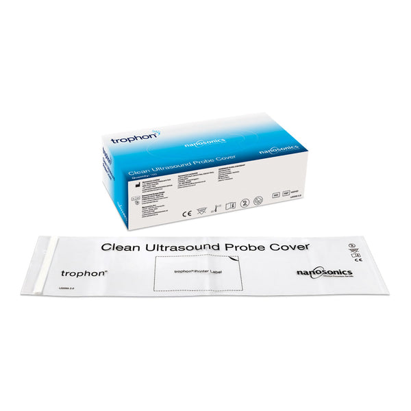 trophon® Ultrasound Probe Cover Plastic Medically Clean Folded (1215611_BX) 100/BX