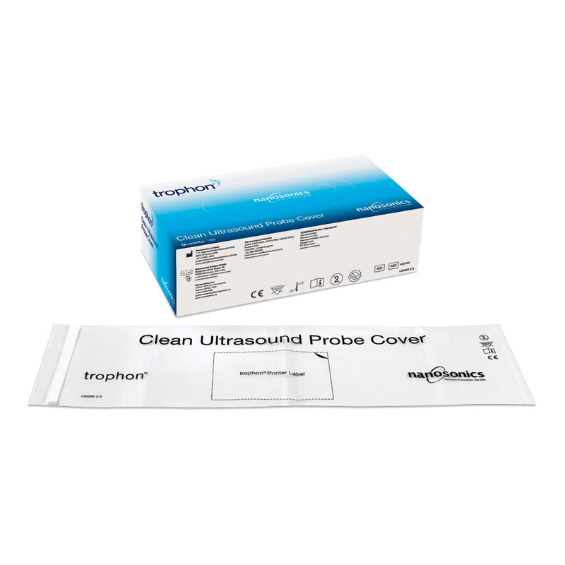 trophon® Ultrasound Probe Cover Plastic Medically Clean Folded (1215611_BX) 100/BX