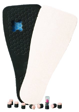 Peg Assist™ Insole Removable Peg EVA / Foam / Poron Cover Male 6 to 8 Blue (683936_EA) 1/EA
