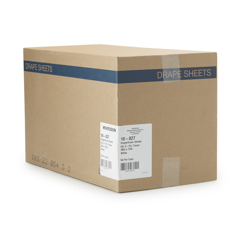 McKesson General Purpose Drape Physical Exam Drape 40 W X 72 L Inch NonSterile (40425_CS) 50/CS