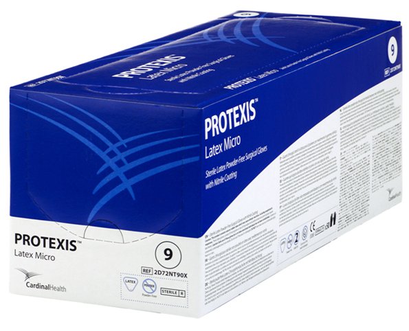 Protexis™ Latex Micro Surgical Glove Size 6.5 Sterile Latex Standard Cuff Length Smooth Light Brown Not Chemo Approved (806164_BX) 50/BX