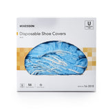 McKesson Shoe Cover One Size Fits Most Shoe High Nonskid Sole Blue NonSterile (823535_CS) 150/CS