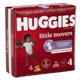 Huggies® Little Movers Unisex Baby Diaper Size 4 Disposable Moderate Absorbency (1128668_CS) 88/CS