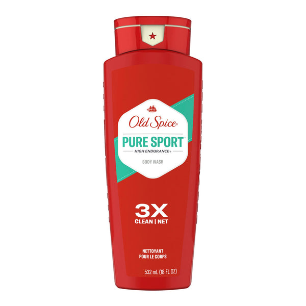 Old Spice® Pure Sport Body Wash Liquid 18 oz. Bottle Clean Scent (1231744_EA) 1/EA
