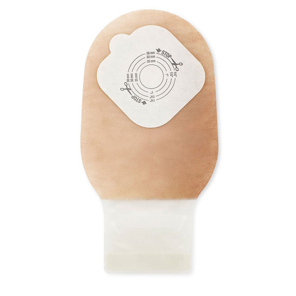 Pouchkins™ Ostomy Pouch One-Piece System 6-1/2 Inch Length Trim To Fit 38 mm Stoma Drainable (569770_BX) 10/BX