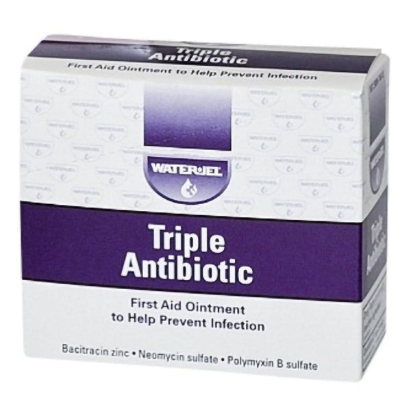 Water Jel® First Aid Antibiotic Bacitracin / Neomycin / Polymyxin B Ointment 0.9 Gram Individual Packet (769307_CS) 1800/CS