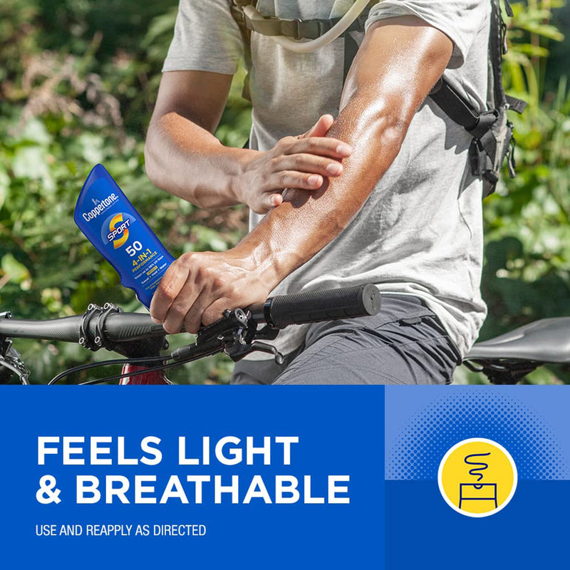 Coppertone® Sport 4-In-1 Performance Sunscreen SPF 30 Lotion 7 oz. Tube (1231878_EA) 1/EA