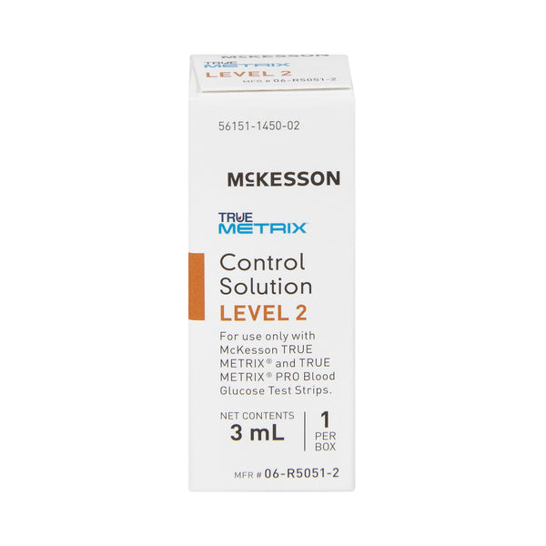 McKesson TRUE METRIX® Blood Glucose Control Solution 3 mL Level 2 (960301_BX) 1/BX