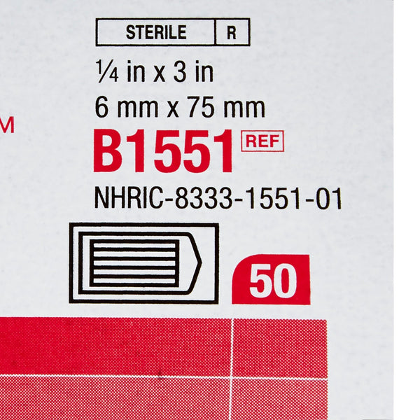 Steri-Strip™ Skin Closure Strip 1/4 X 3 Inch Nonwoven Material Flexible Strip Tan (5786_EA) 1/EA