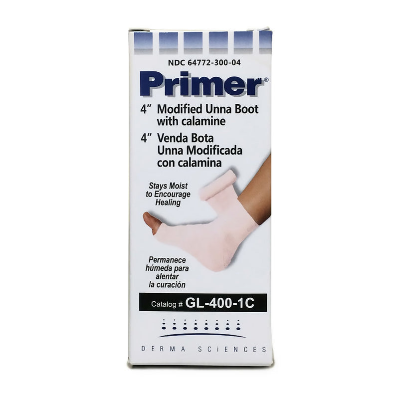 Primer® Unna Boot Zinc Oxide / Calamine 4 Inch X 10 Yard (202273_DZ) 12/DZ