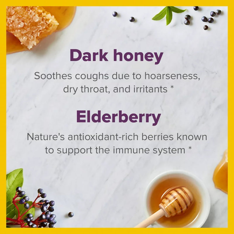 Zarbee's® Cough + Immune Cold and Cough Relief 11 g Strength Syrup 8 oz. (1228868_EA) 1/EA
