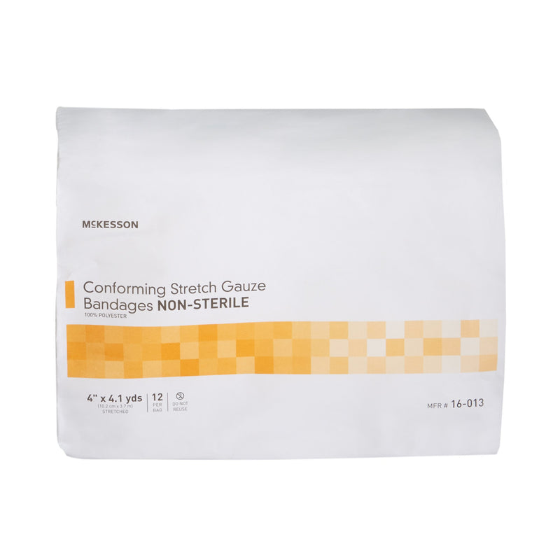McKesson Conforming Bandage 4 Inch X 4-1/10 Yard NonSterile 12 per Pack (993034_BG) 12/BG