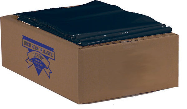 Colonial Bag Trash Bag 33 gal. Black LLDPE 1.35 mil 33 X 40 Inch X-Seal Bottom Flat Pack (862696_CS) 1/CS