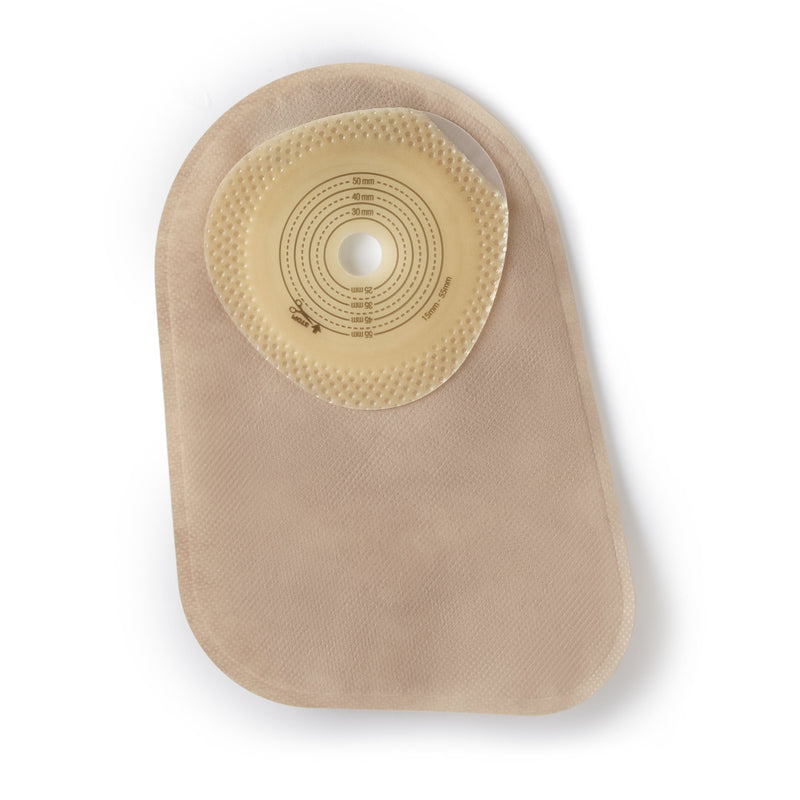 Premier™ Colostomy Pouch One-Piece System 9 Inch Length Flat, Trim To Fit 5/8 to 2-1/8 Inch Stoma Closed End (495236_BX) 30/BX