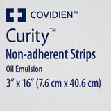 Curity™ Oil Emulsion Impregnated Dressing Rectangle 3 X 16 Inch Sterile (218271_CS) 216/CS