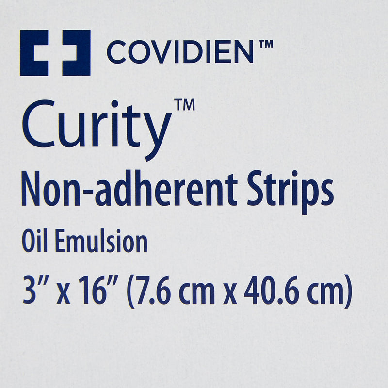 Curity™ Oil Emulsion Impregnated Dressing Rectangle 3 X 16 Inch Sterile (218271_CS) 216/CS