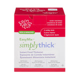 SimplyThick® Easy Mix Food and Beverage Thickener 6 Gram Individual Packet Unflavored Gel IDDSI Level 2 Mildly Thick (1087567_BX) 200/BX
