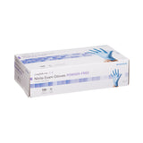 McKesson Confiderm® 3.8 Exam Glove Large NonSterile Nitrile Standard Cuff Length Textured Fingertips Blue Not Rated (921613_BX) 100/BX