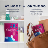 Carefree® actifresh® Panty Liner Thin Light Absorbency (1193244_BG) 22/BG
