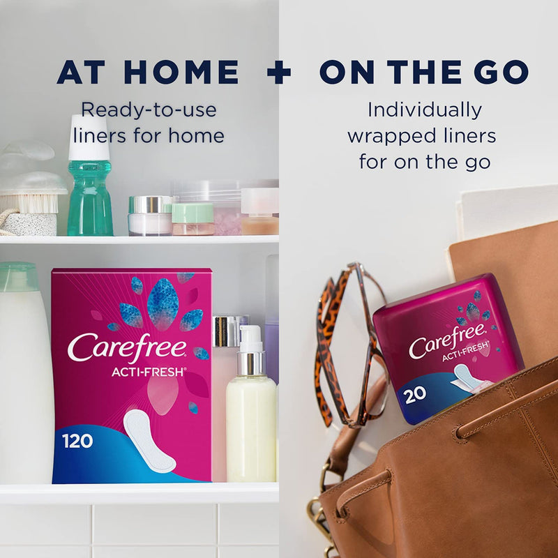 Carefree® actifresh® Panty Liner Thin Light Absorbency (1193244_BG) 22/BG