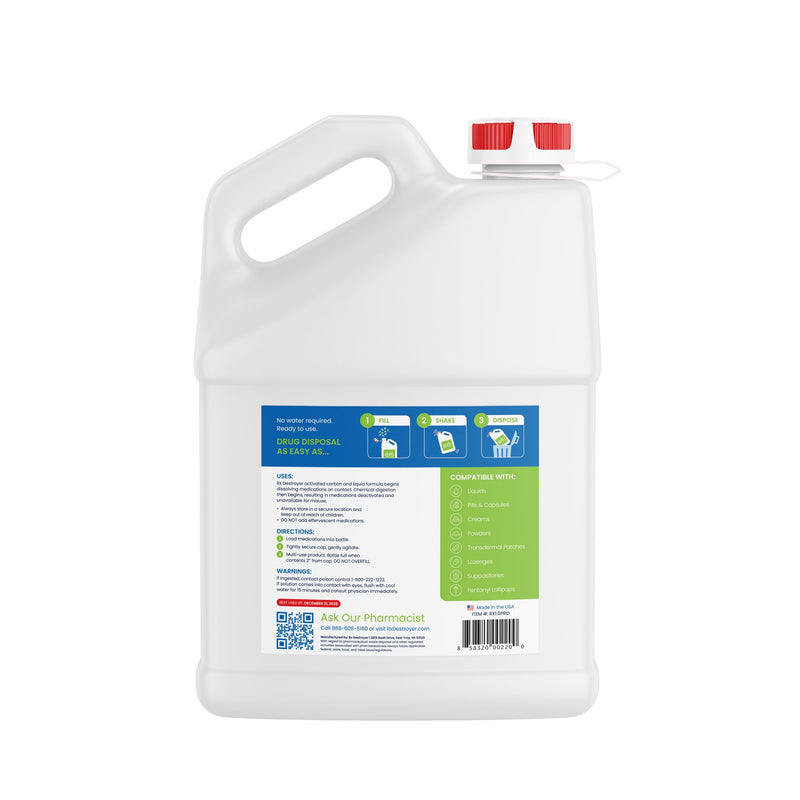 Rx Destroyer™ All-Purpose PRO Series Drug Disposal System 23 lbs. Carton Weight (1019700_CS) 4/CS