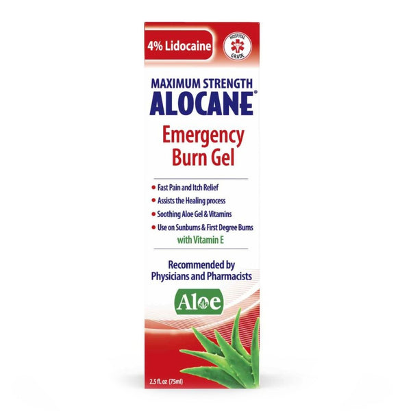 Alocane® Maximum Strength Burn Relief BZK (Benzalkonium Chloride) / Lidocaine HCl Topical Gel 2.5 oz. Tube (1253909_EA) 1/EA