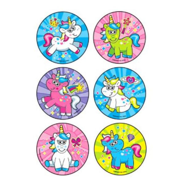 Kids Love Stickers® 90 per Roll Cartoon Unicorns Sticker 2-1/2 Inch (1133529_RL) 1/RL