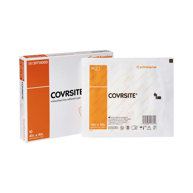 Covrsite Composite Dressing 4 X 4 Inch Square NonSterile Film Backing (363486_EA) 1/EA