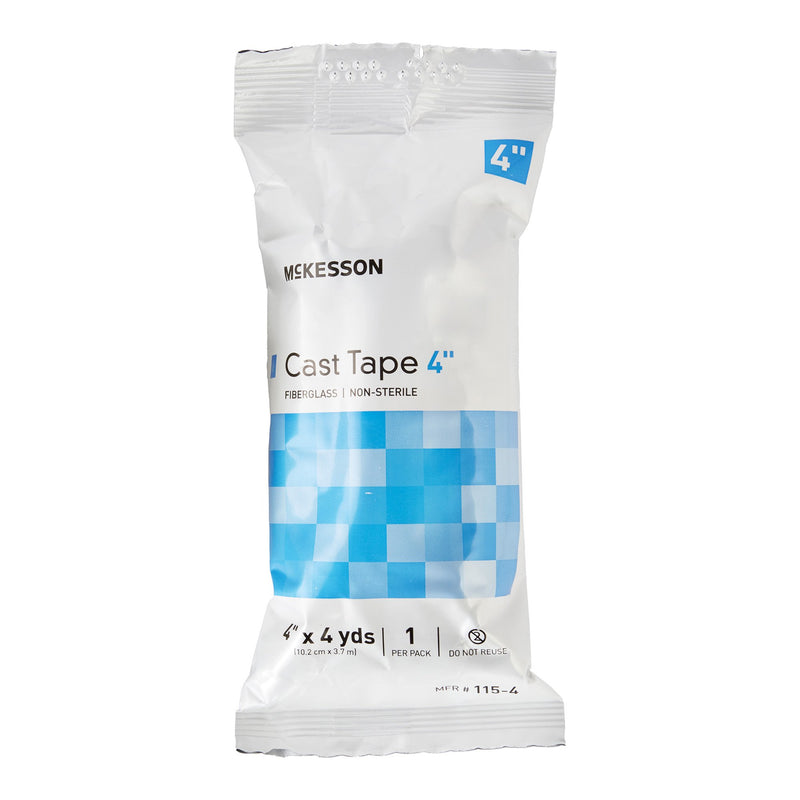 McKesson Cast Tape 4 Inch X 12 Foot Fiberglass White (733697_BX) 10/BX