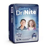 Comfees® DriNite® Juniors Unisex Youth Absorbent Underwear Pull On with Tear Away Seams Small / Medium Disposable Heavy Absorbency (1150965_BG) 17/BG