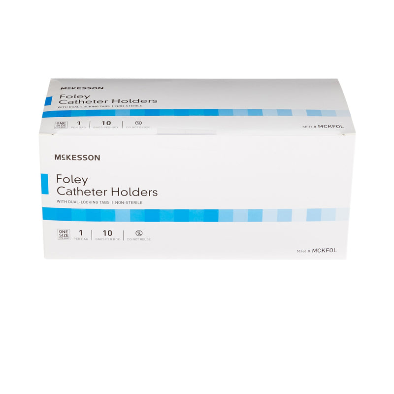 McKesson Leg Strap 2 X 24 Inch Length, Dual-Locking Tabs, Stretch Material, Hook and Loop Closure, Nonsterile (1107740_BG) 1/BG