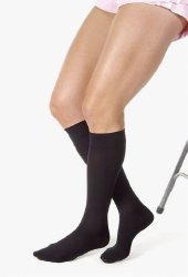 Jobst® Relief Compression Stocking Knee High Large Black Closed Toe (667611_PR) 1/PR