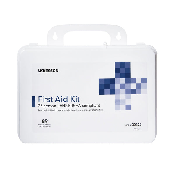 McKesson First Aid Kit 25 Person Plastic Case (1066510_CS) 6/CS