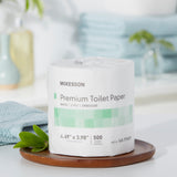McKesson Premium Toilet Tissue White 2-Ply Standard Size Cored Roll 500 Sheets 4 X 4-1/2 Inch (1045391_CS) 80/CS