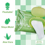 McKesson Flushable Personal Wipe Soft Pack Unscented 48 Count (1241749_PK) 48/PK